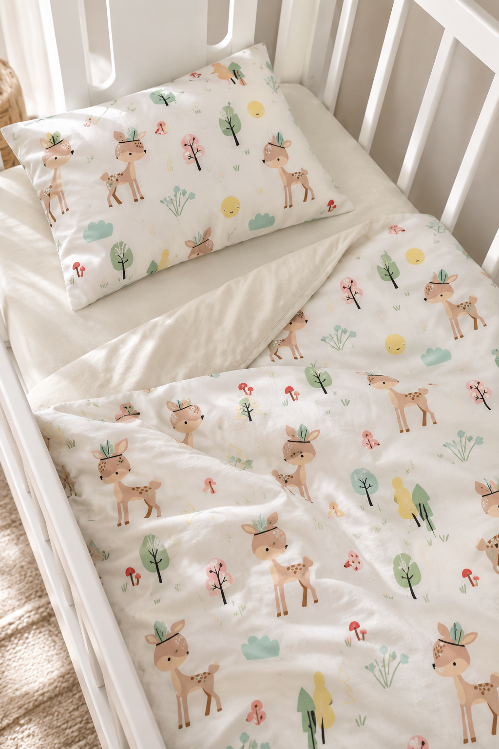 Jaju Baby Ceylan 60x120 - 80x130 - 70x140 cm Uyumlu Bebek Nevresim Takımı