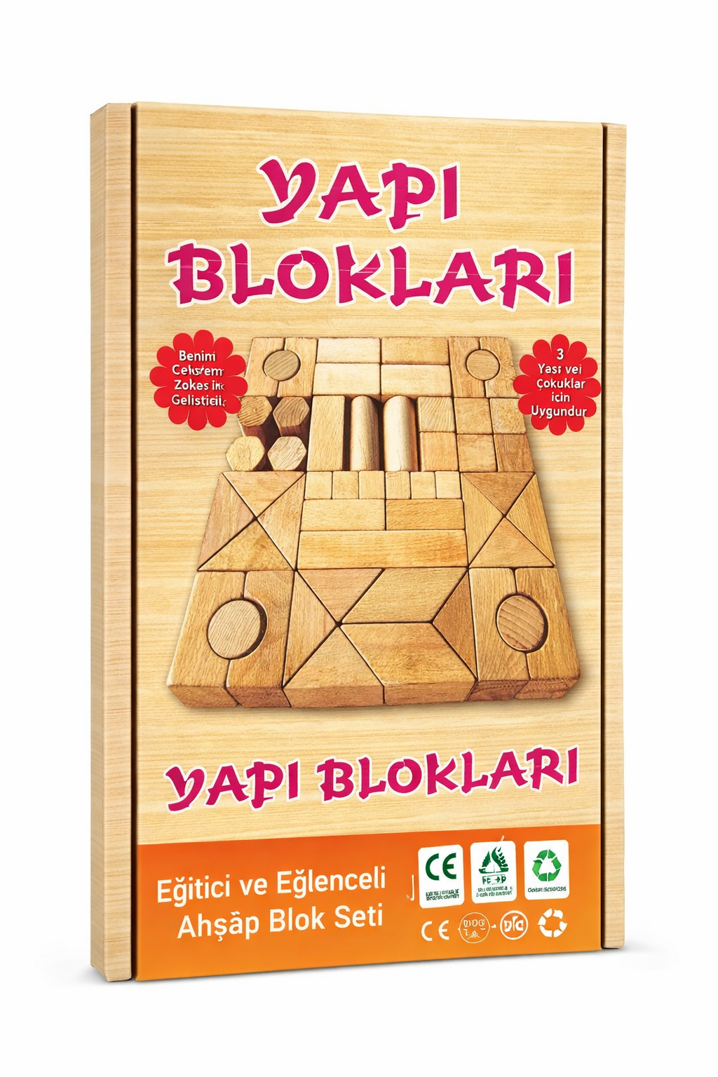 Jaju Baby Çocuk Ahşap Yapı Blokları