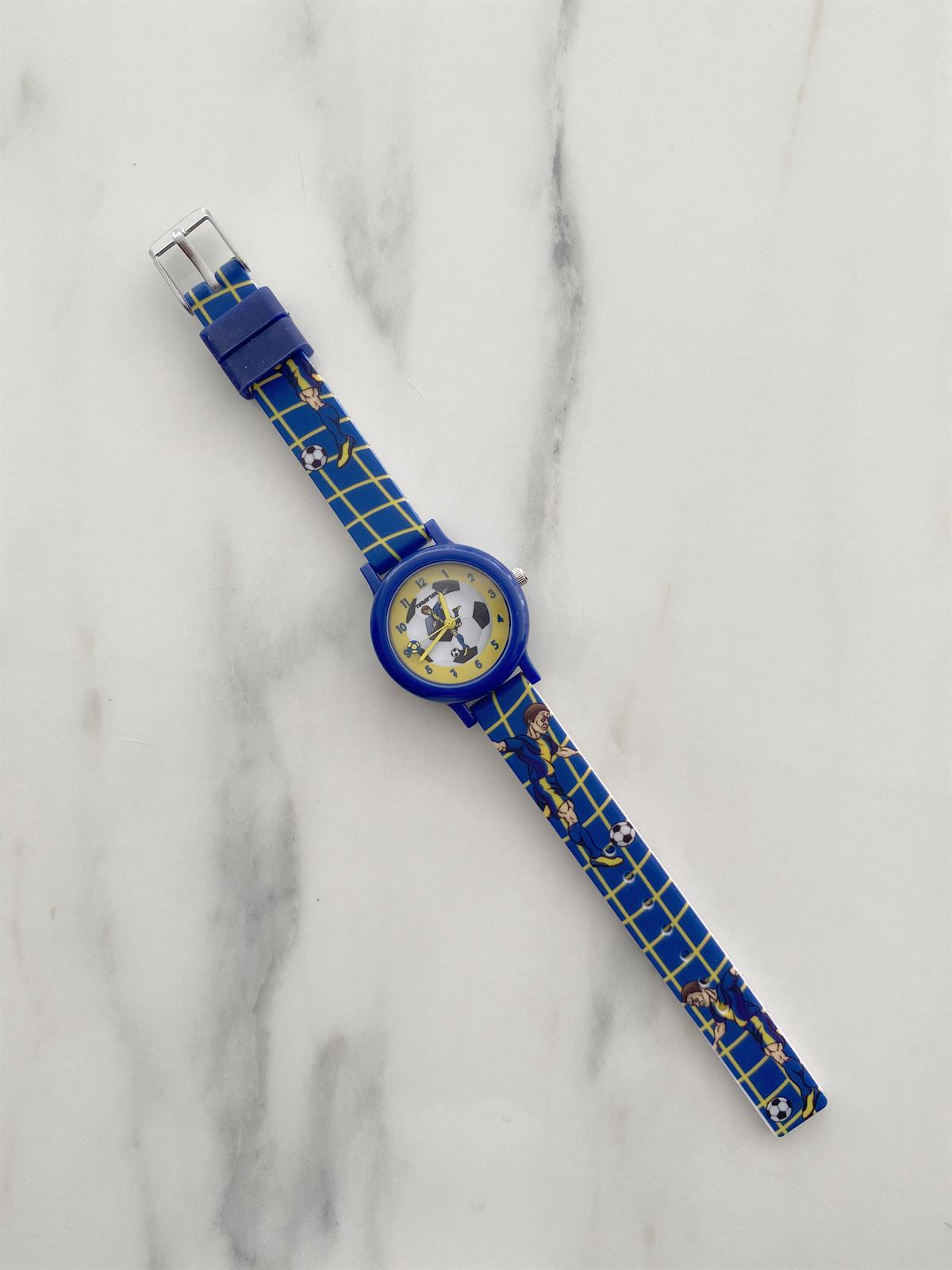 Jaju Baby Coliseum Lacivert Futbolcu Figürlü Çocuk Kol Saati
