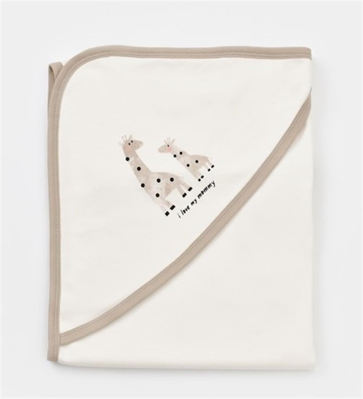 Jaju Baby Cosy %100 Organik Ecru Bebek Pike 85x85 cm