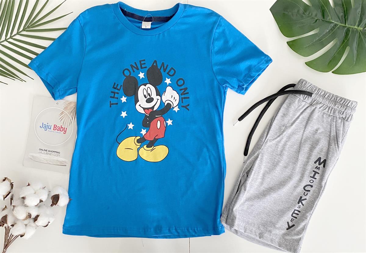 Jaju Baby Erkek Çocuk Lisanslı Mickey Mouse Alt Üst Takım