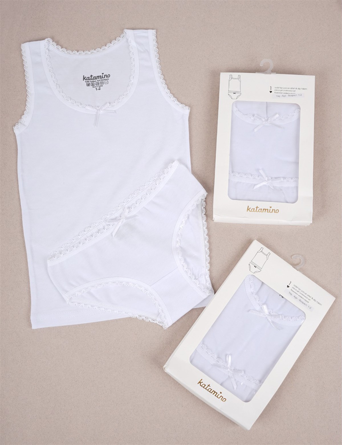 Jaju Baby Geniş Askılı Atlet Slip Takım