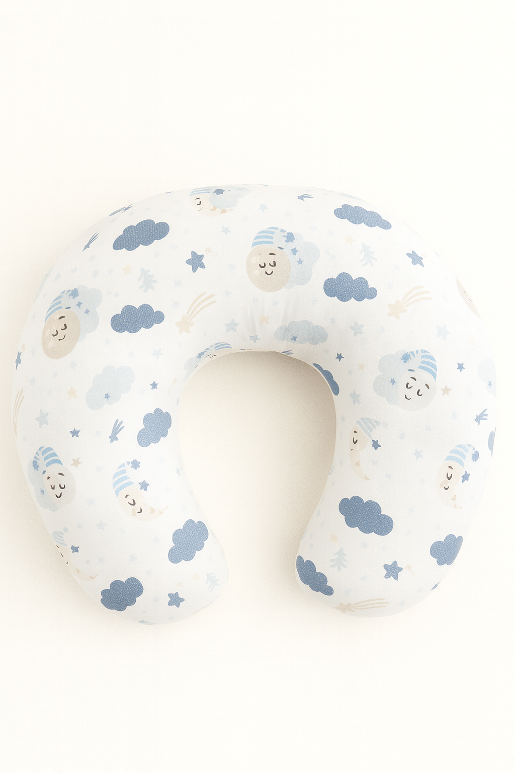 Jaju Baby Gri Yıldızlı Emzirme Yastığı - Destek Minderi