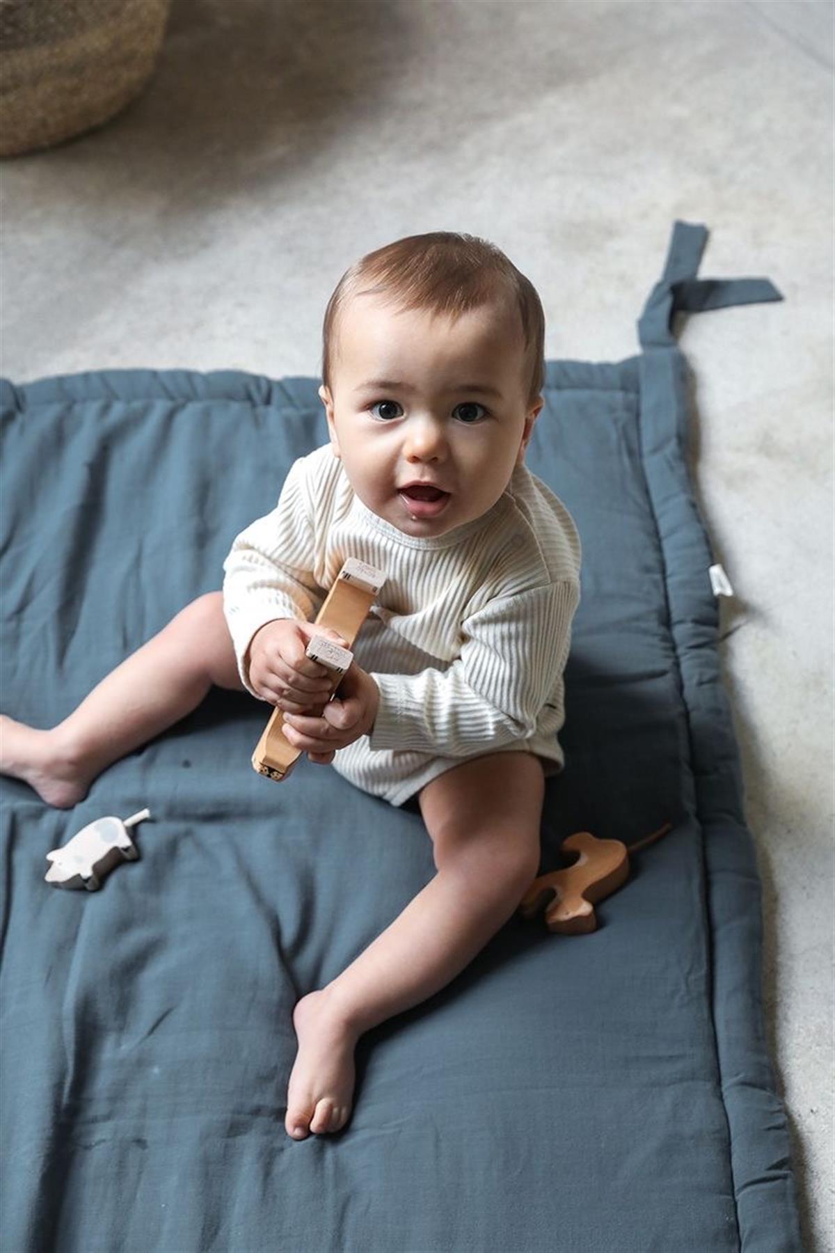 Jaju Baby İndigo 120x120 Cm Kare Oyun Halısı / Oyun Matı