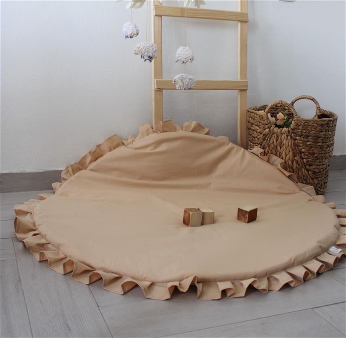 Jaju Baby Kahverengi Oyun Halısı / Oyun Matı Bebek ve Çocuk Matı