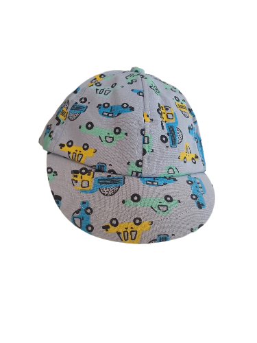 Jaju Baby Kitti 1-4 Yaş Renkli Araba Desenli Çocuk Şapka