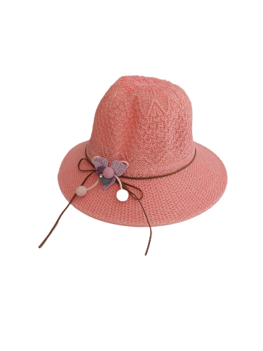 Jaju Baby Kız Bebek 0-18 Ay Nar Çiçeği  Merserize  Fötr Şapka