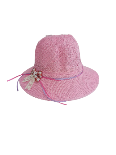 Jaju Baby Kız Bebek 0-18 Ay Pembe  Merserize  Fötr Şapka