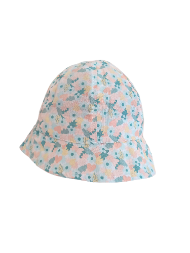 Jaju Baby Kız  Çocuk 1-3 Yaş Turkuaz Çiçek Desenli  Fötr