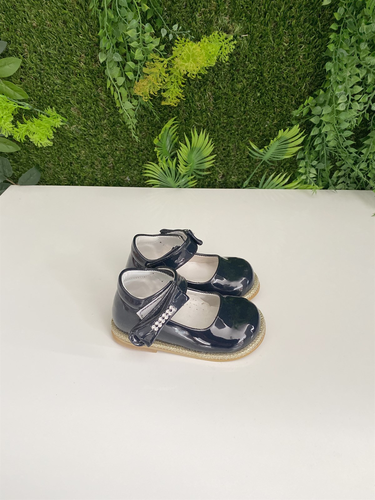 Jaju Baby Lacivert Kız Çocuk Babet Ayakkabı