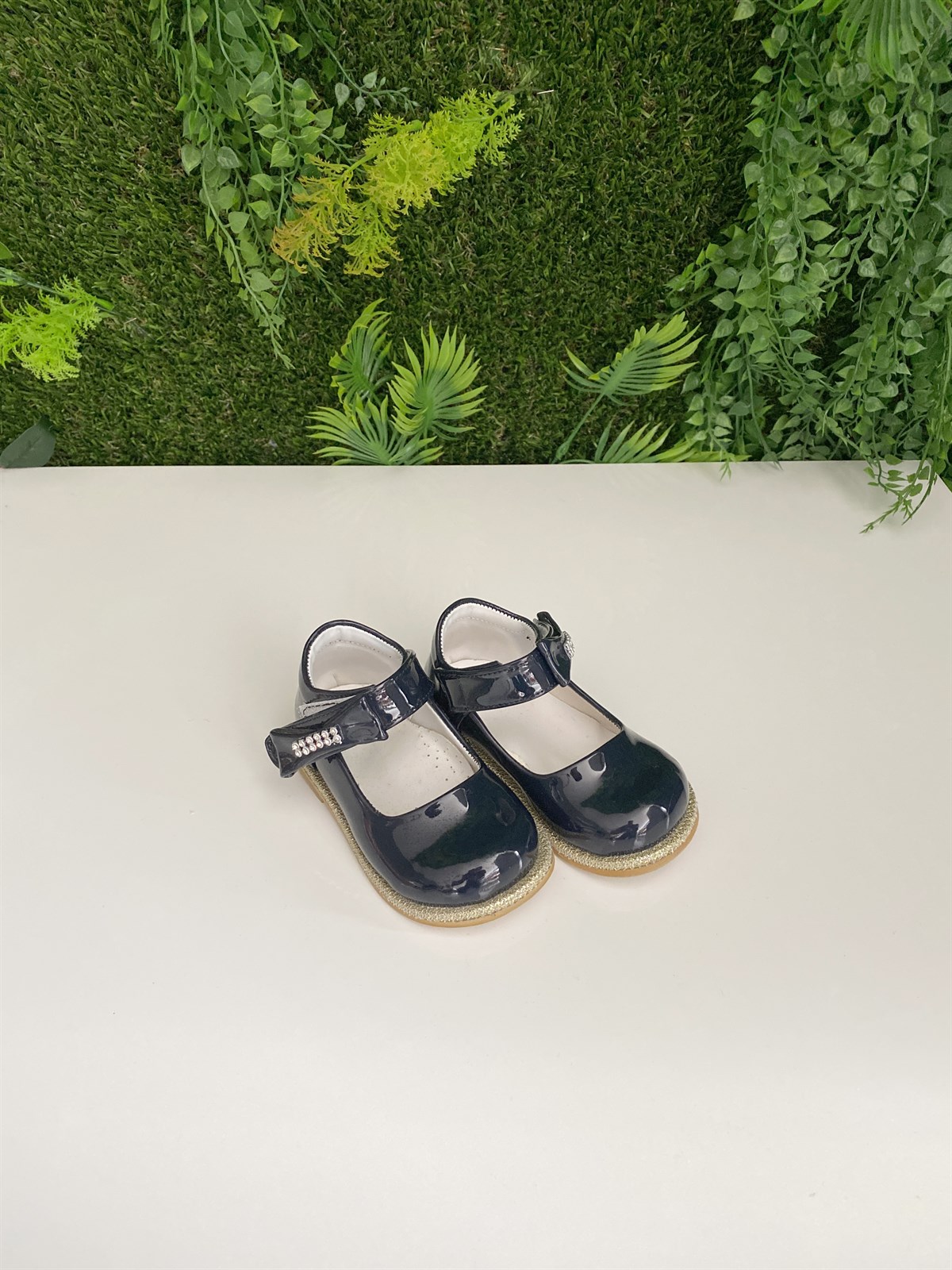 Jaju Baby Lacivert Kız Çocuk Babet Ayakkabı