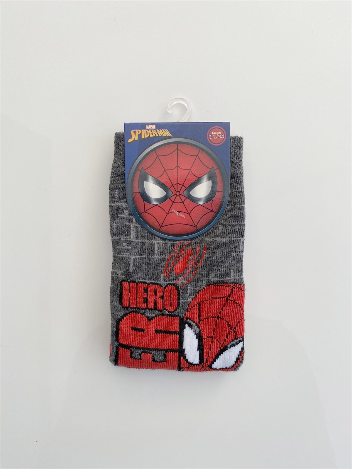 Jaju Baby Lisanslı Spider-Man Hero Erkek Çocuk Çorap