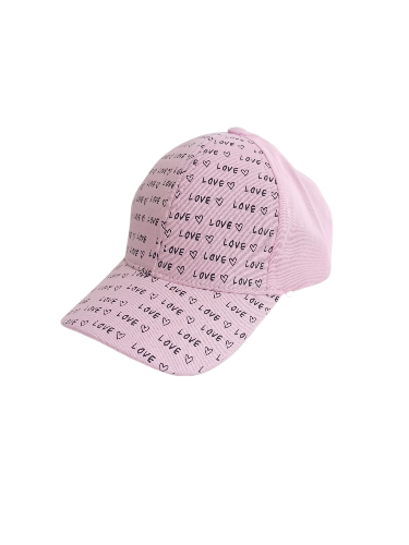 Jaju Baby Love Baskili Pudra  4-8 Yaş Kiz Çocuk Şapka