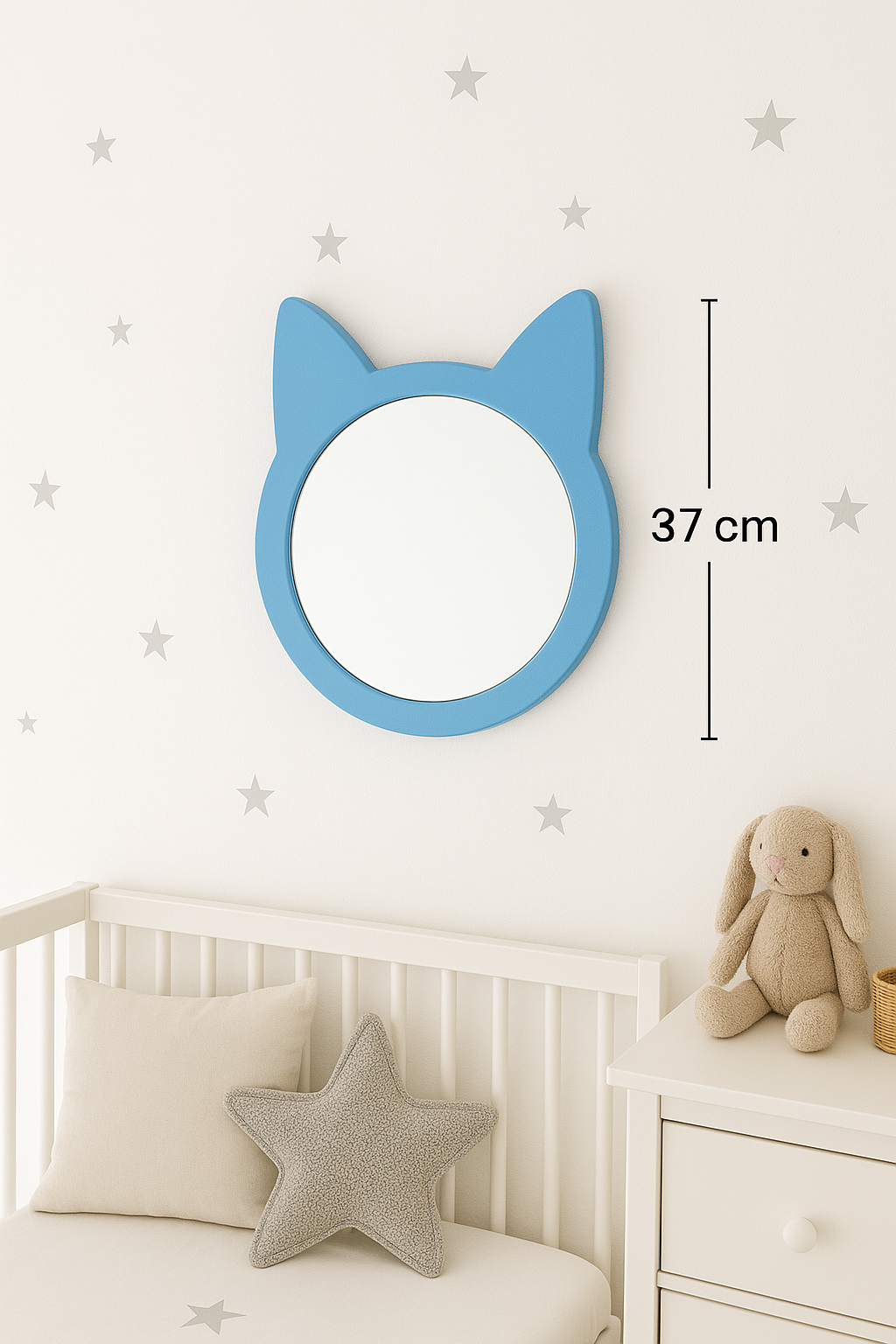 Jaju Baby Mavi Kedi Ayna / Aksesuar