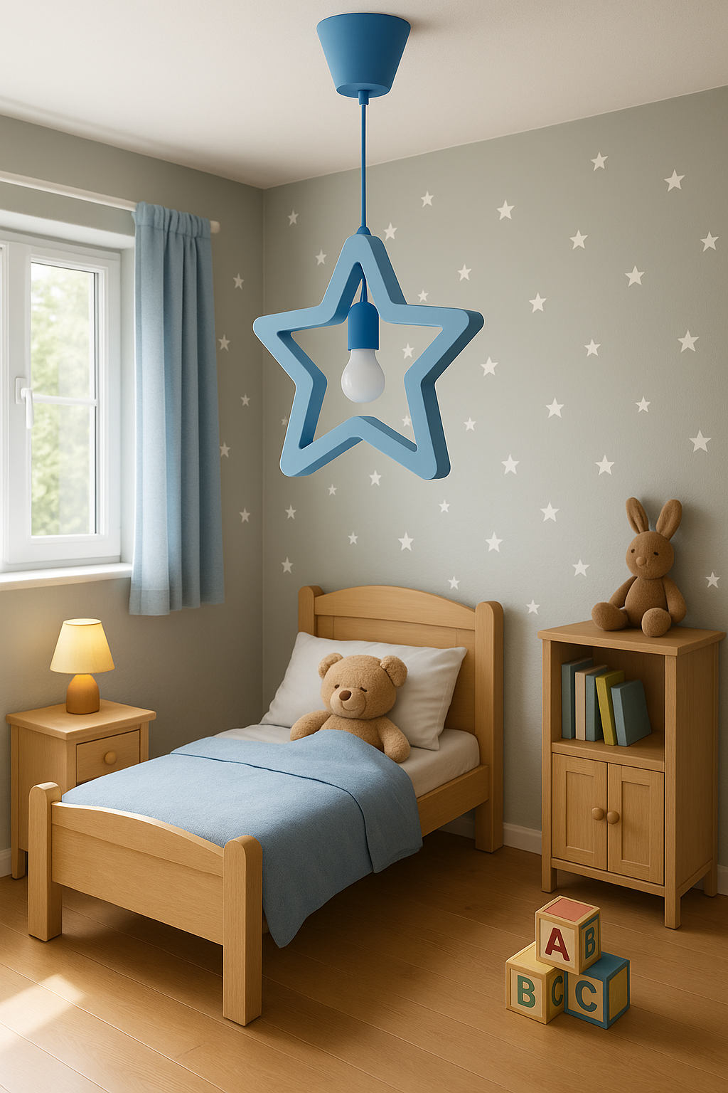 Jaju Baby Mavi Yıldız Avize \ Aydınlatma