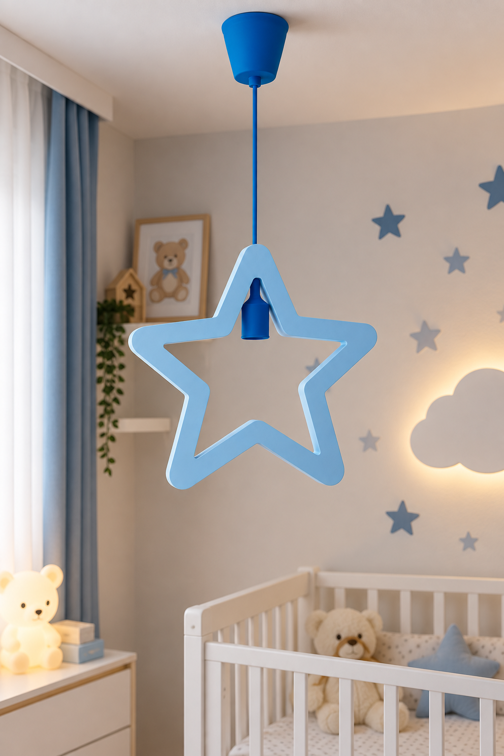Jaju Baby Mavi Yıldız Avize \ Aydınlatma