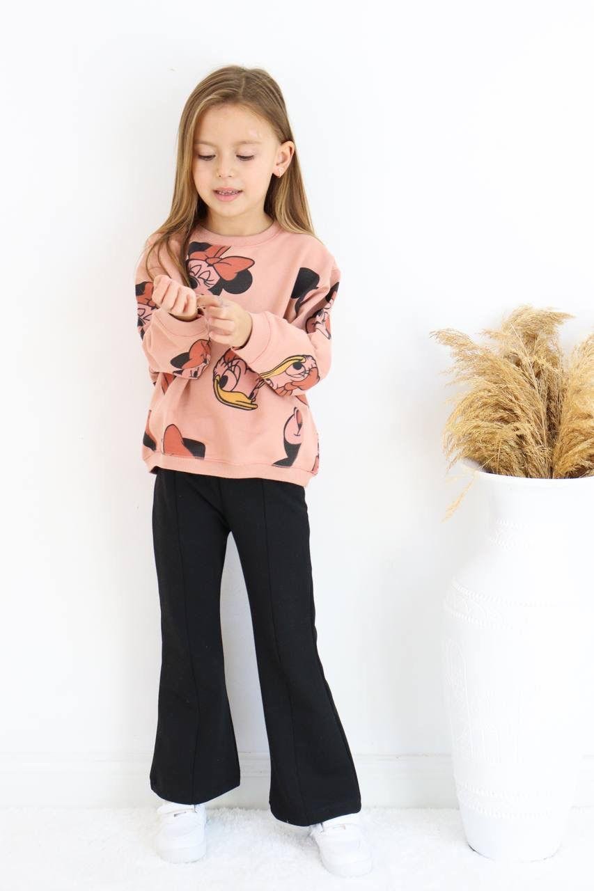 Jaju Baby Mickey İspanyol Paça Alt - Üst Takım