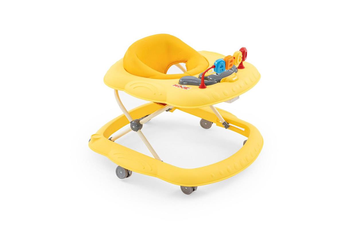 Jaju Baby Moje Sarı Renk 3 Kademeli Müzikli Oyuncaklı Yürüteç
