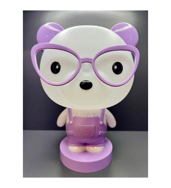 Jaju Baby Mor Köpek Model 3 Kademe Led Işık Çocuk Masa Gece Lambası