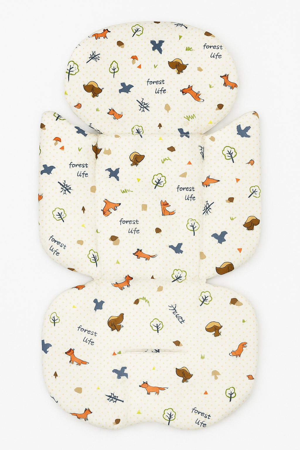 Jaju Baby Müslin Tilki Kumaş Bebek Arabası Minderi