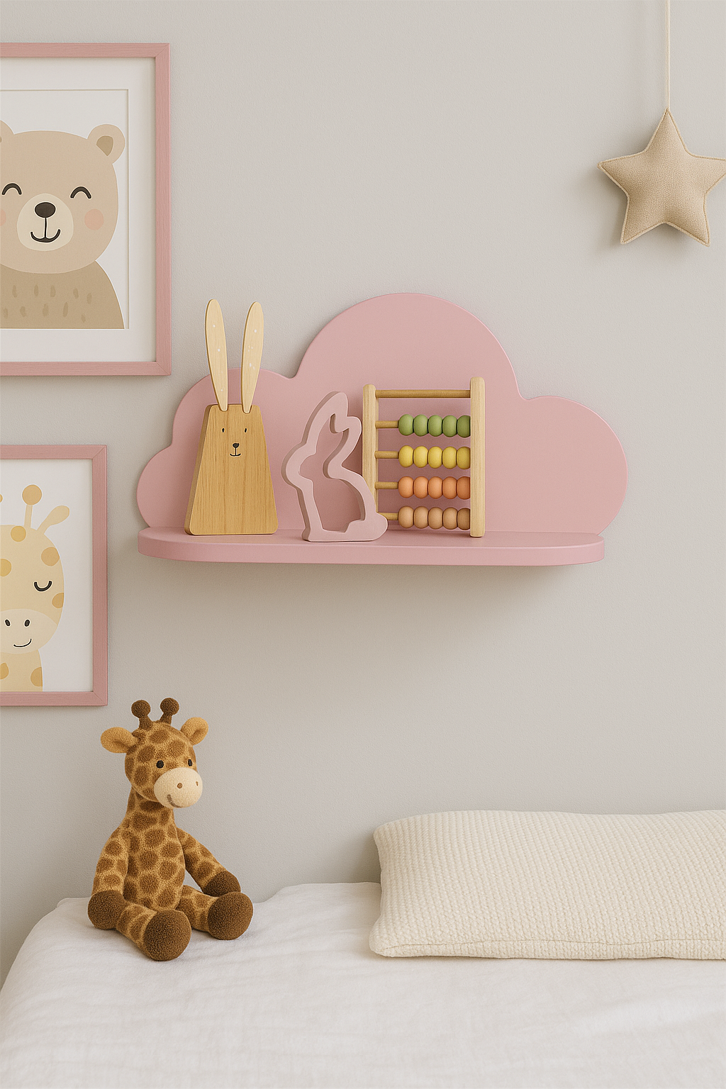 Jaju Baby Pembe Bulut Raf 