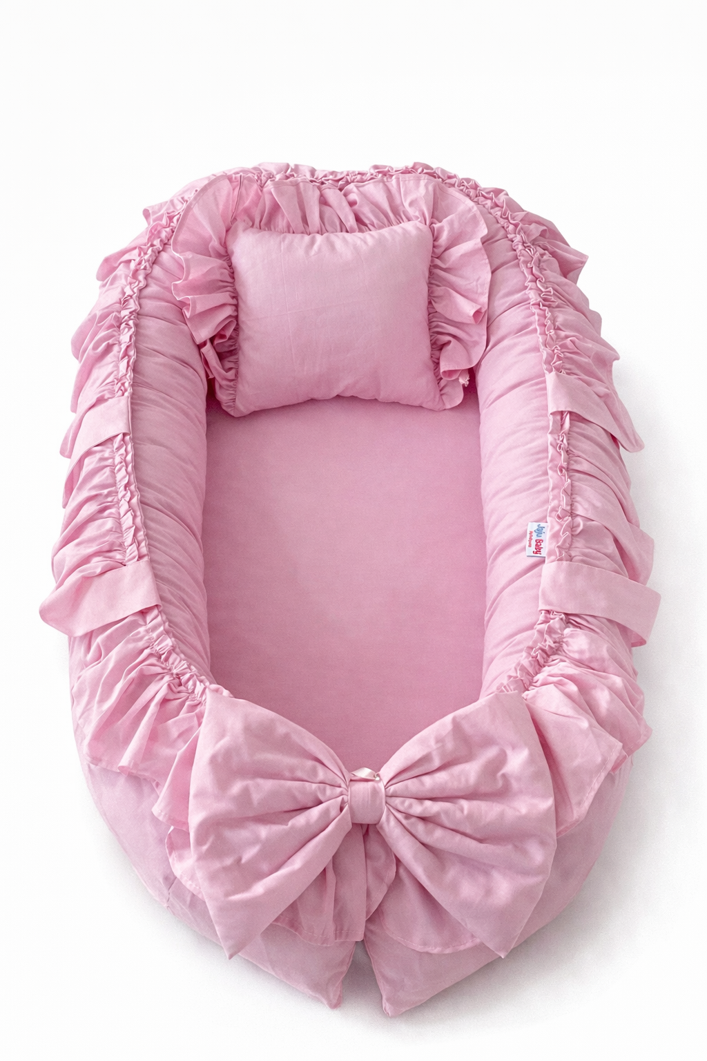 Jaju Baby Pembe Fırfırlı Lüx Tasarım Babynest