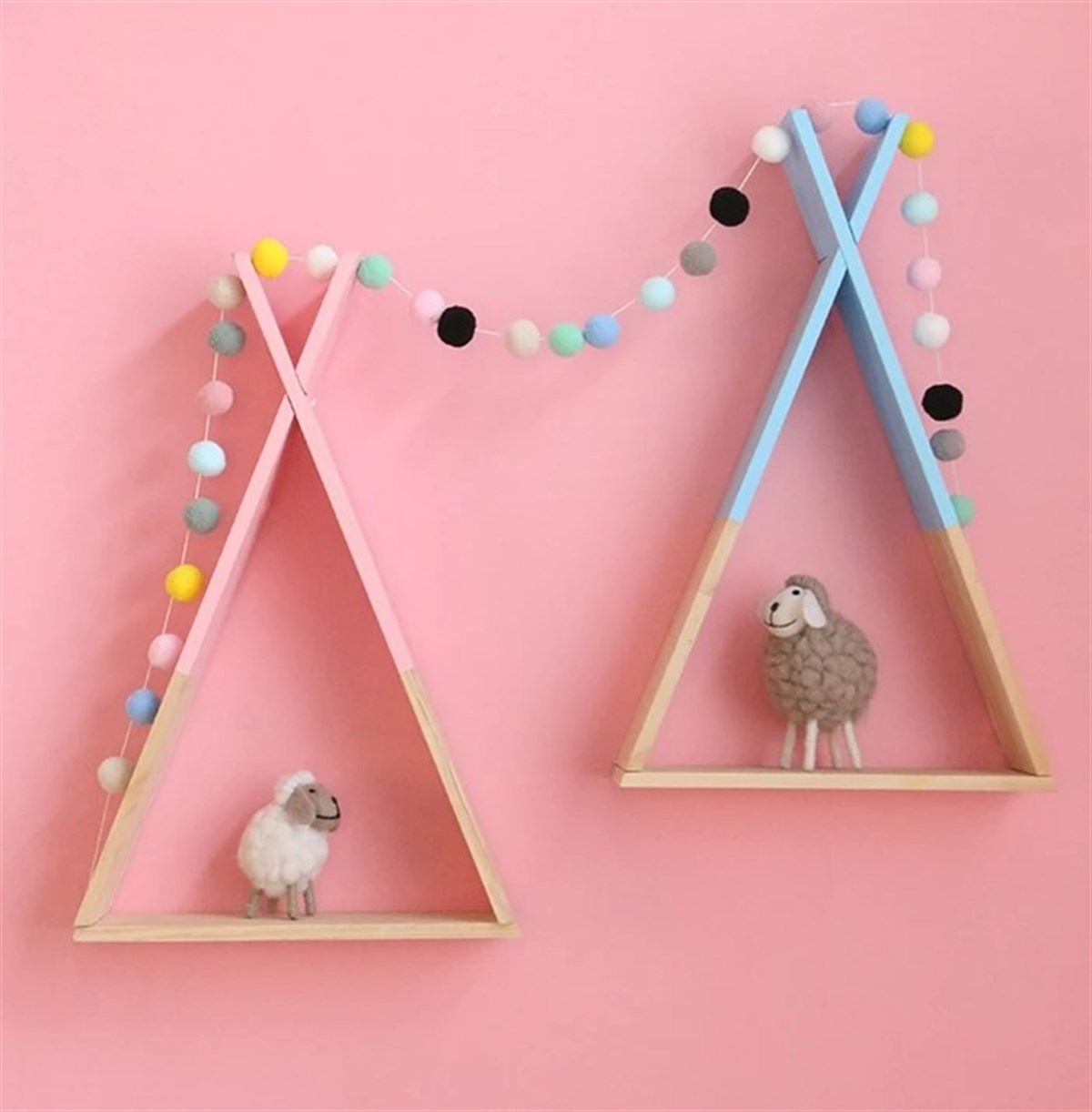 Jaju Baby Pembe-Mint Çadır Tepe Raf