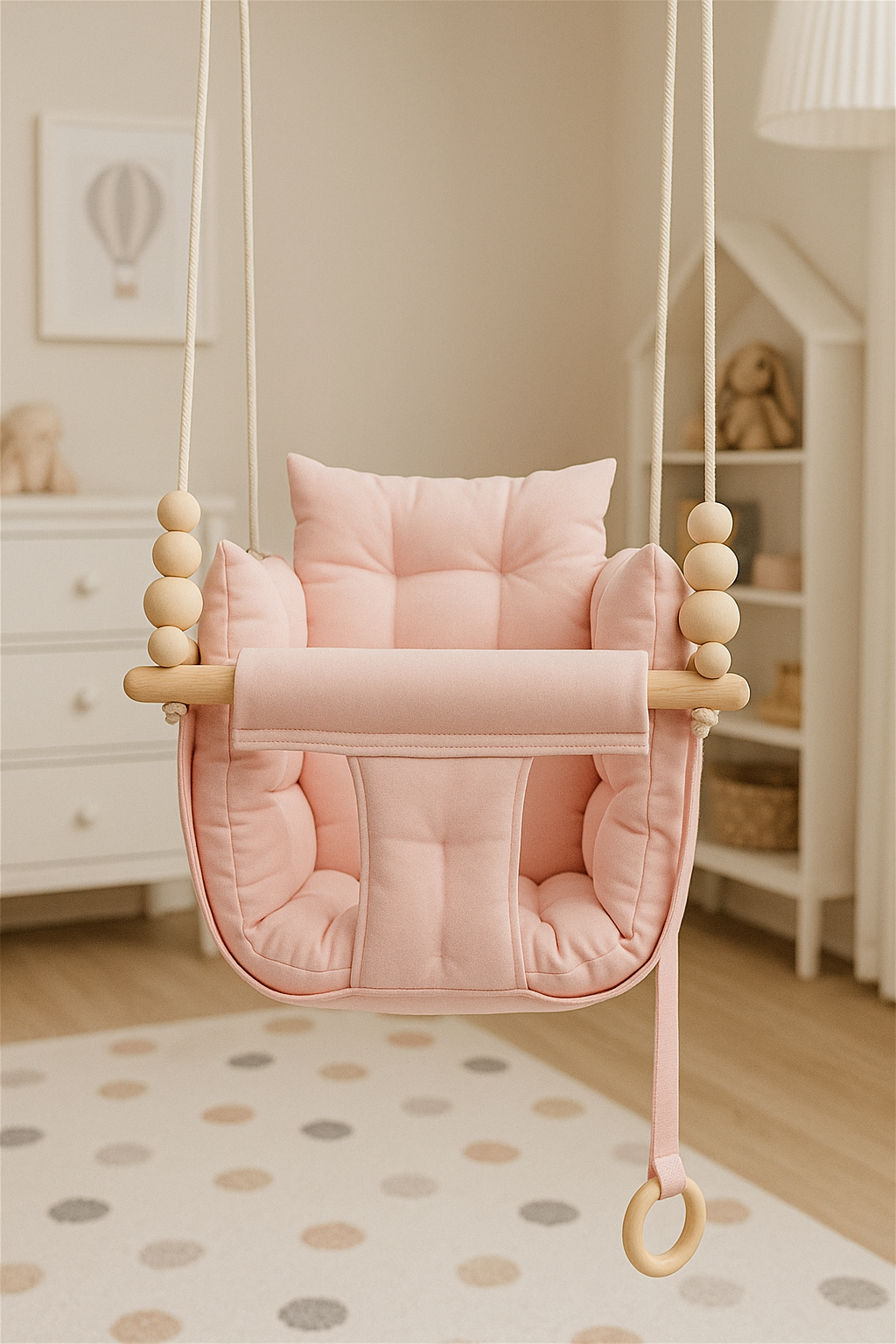 Jaju Baby Pofuduk Toz Pembe Salıncak