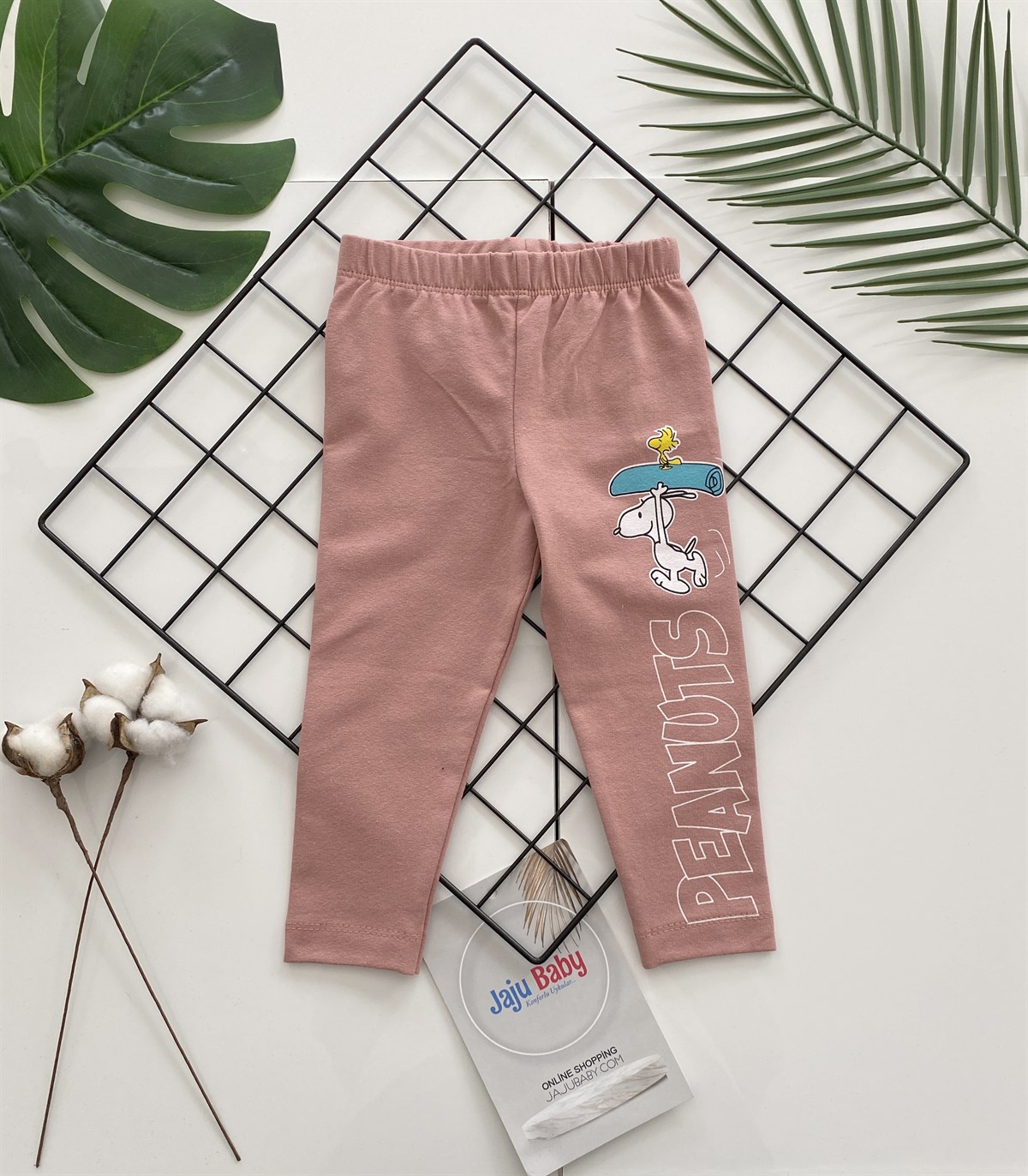 Jaju Baby Pudra Peantus Baskılı Tayt