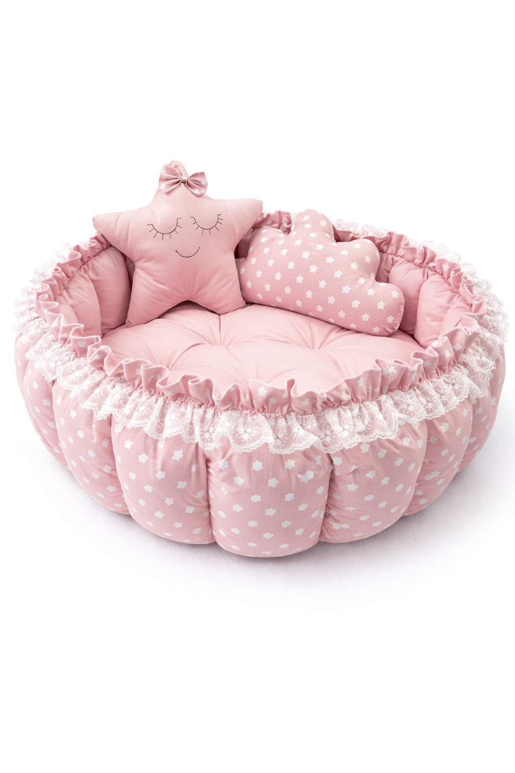 Jaju Baby Pudra Yıldızlı Açılır Oyun Minderi 