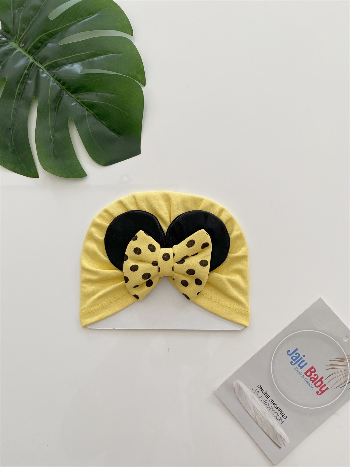 Jaju Baby Sarı Micky Fiyonklu Bone