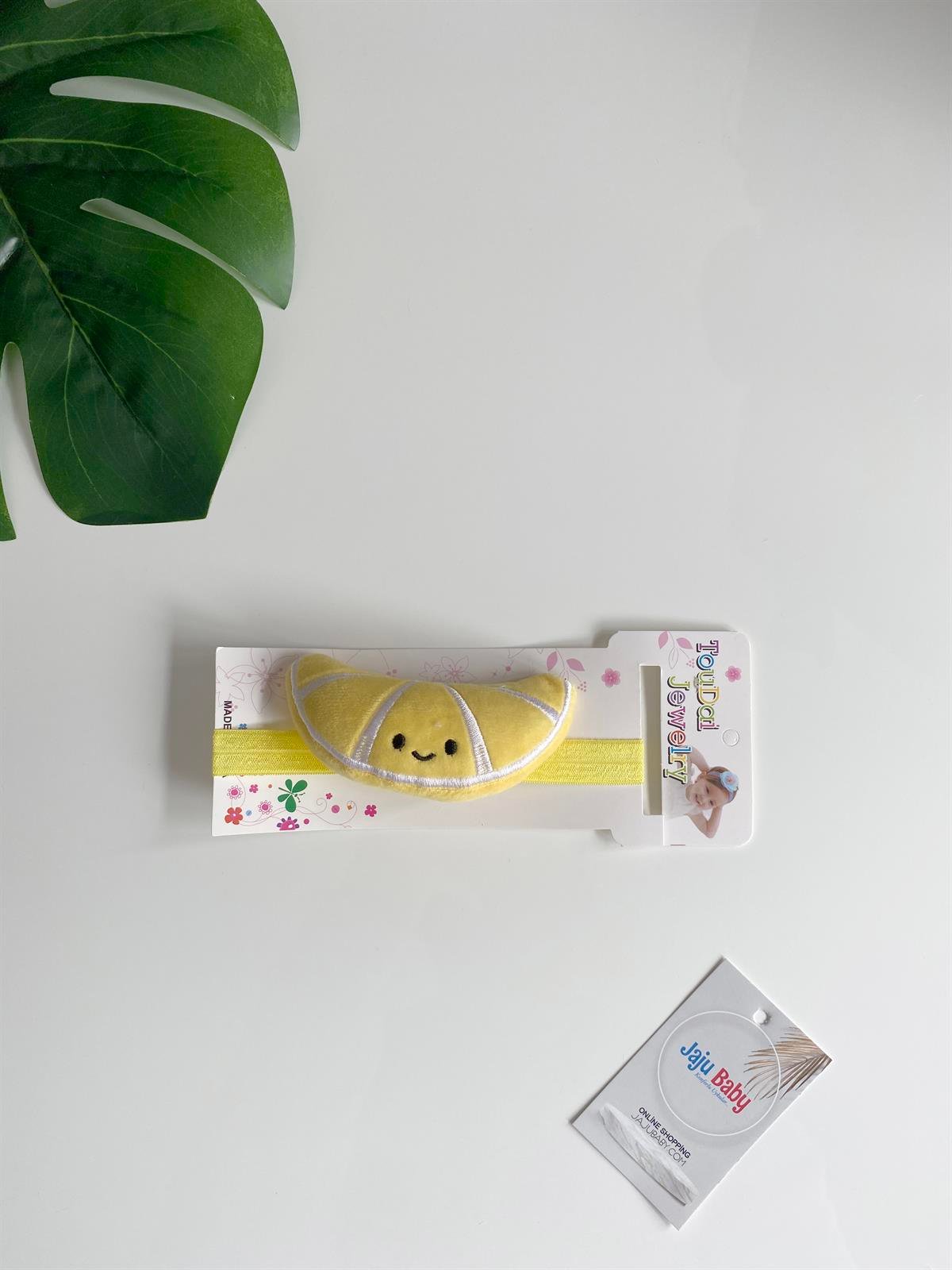 Jaju Baby Sarı Muz Figürlü Saç Bandı