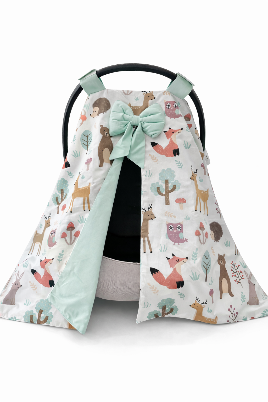 Jaju Baby Sevimli Orman Tasarım Puset Örtüsü