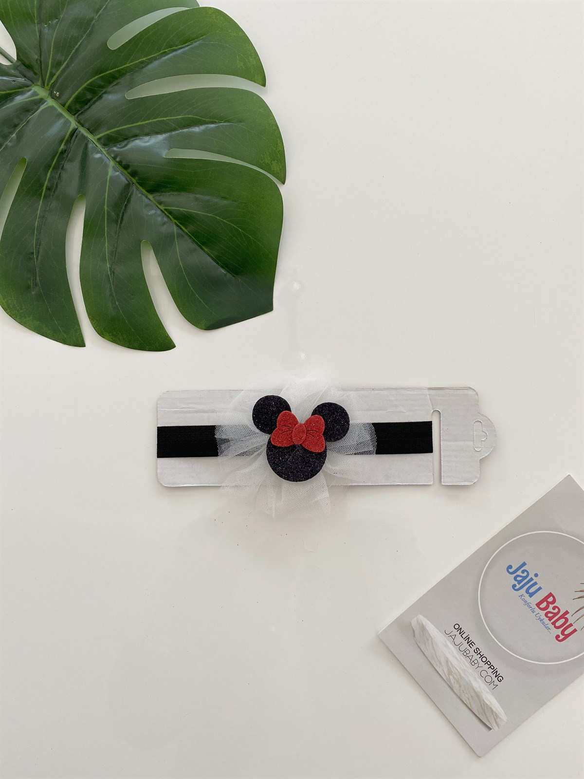 Jaju Baby Siyah Micky Mouse Saç Bandı