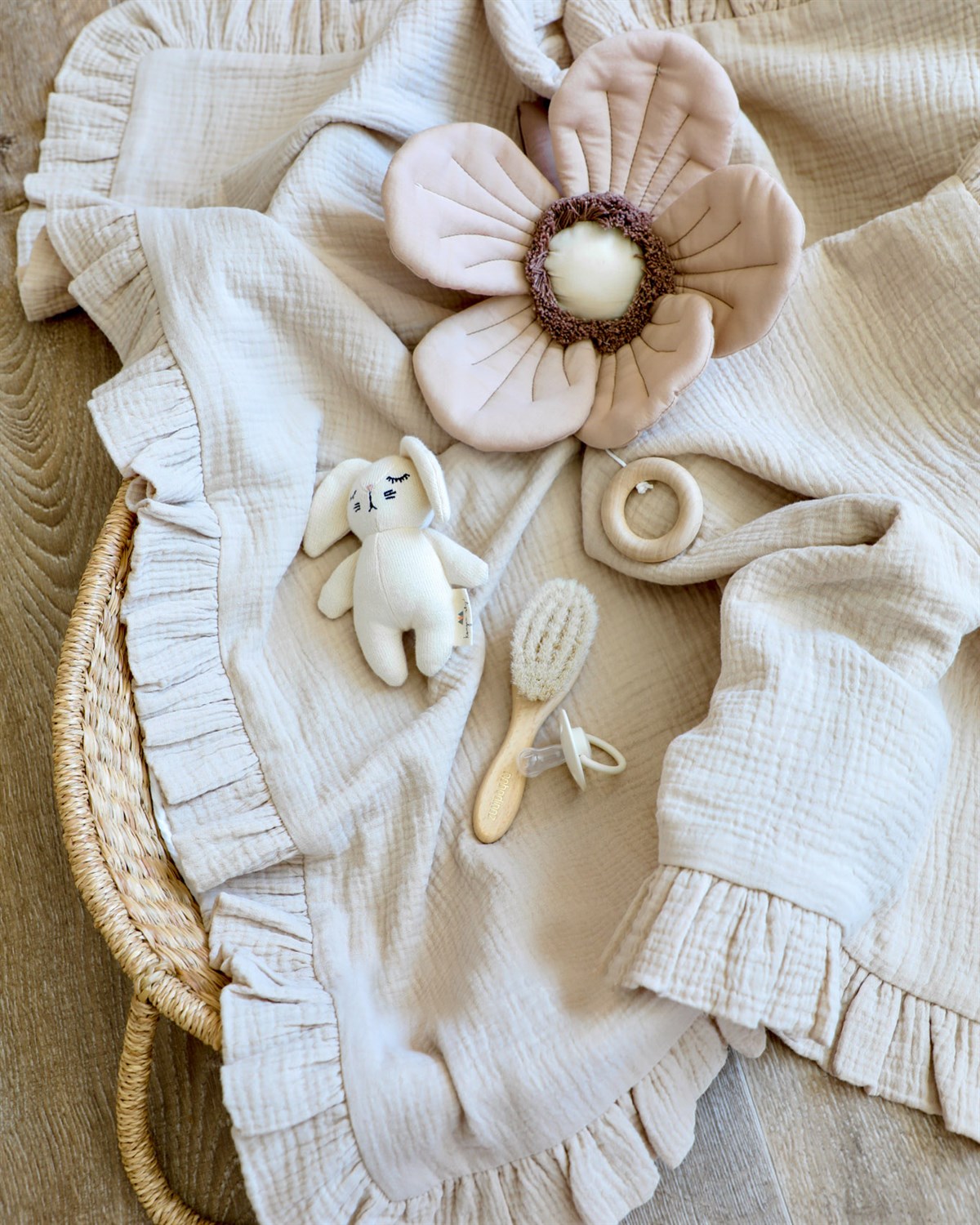 Jaju Baby Taş Rengi 100*100 cm Müslin Pamuk Bebek Kundak Battaniye Yeni  Doğan Bebek Yatak Organik Bebek Battaniyesi Yenidoğan Battaniye