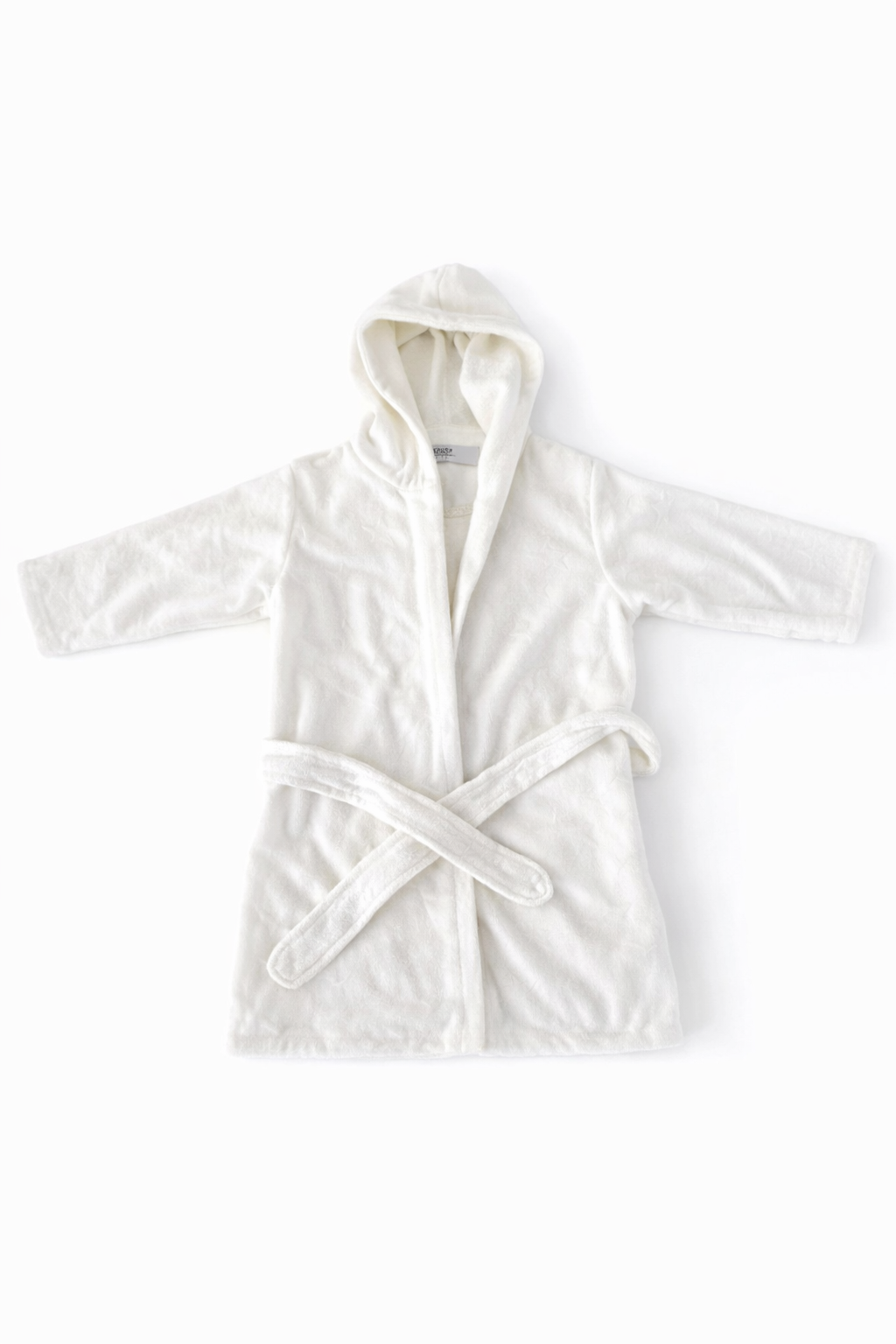 Kapüşonlu Bebek & Çocuk Bornozu – Beyaz (3 Yaş)