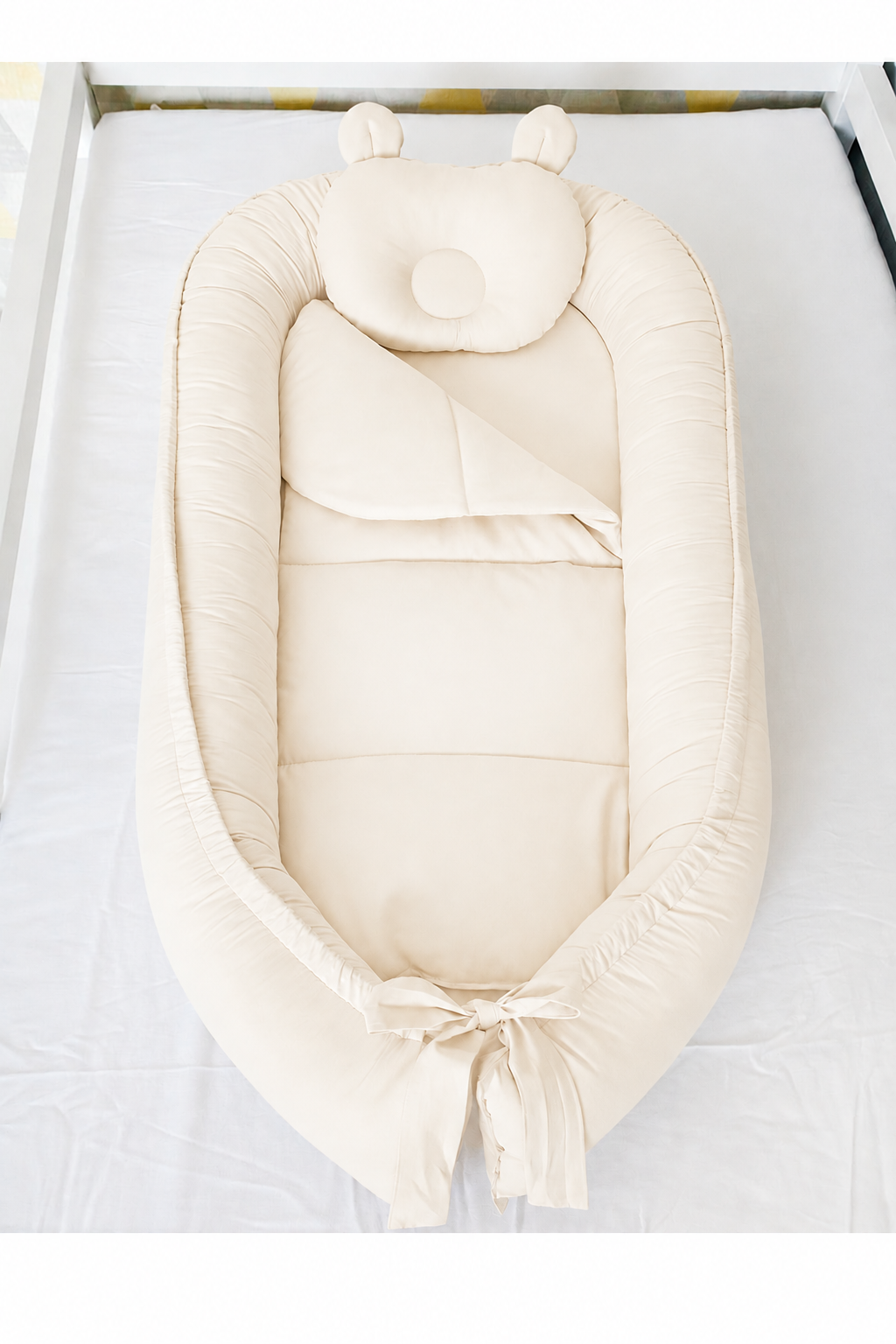 Krem Lüx Ortopedik Babynest Anne Yanı Portatif Bebek Yatak