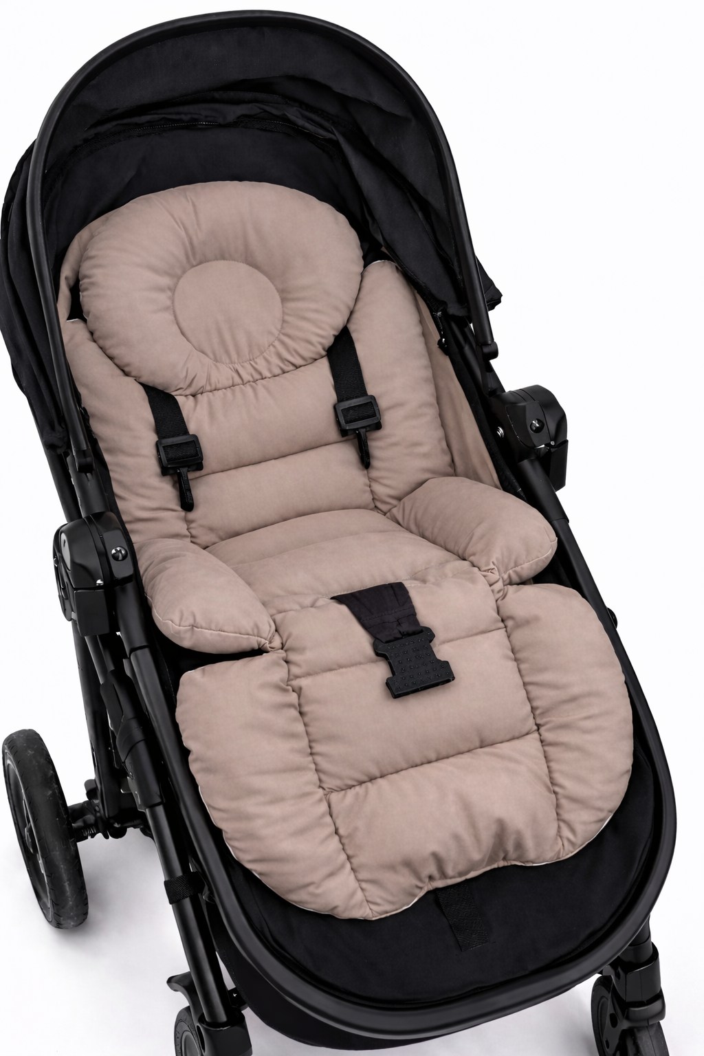 Latte Lüks Bebek Arabası Minderi – Ergonomik Destekli – 80 x 38 cm