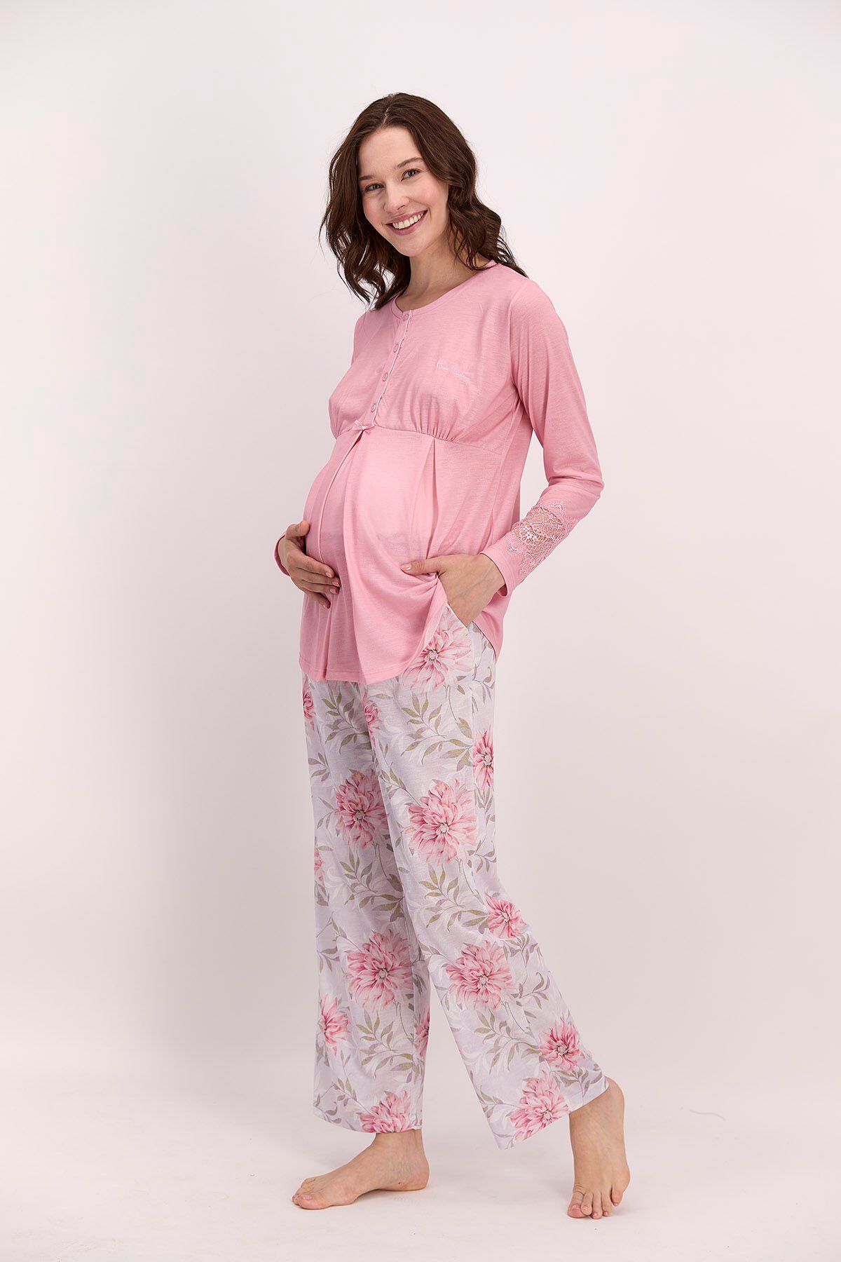 Pierre Cardin Açık Pembe Lohusa Takım