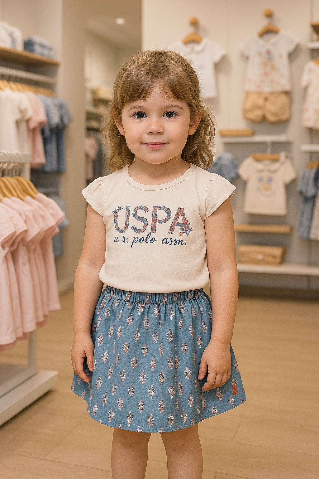 U.S. Polo Assn. Kız Bebek İkili Takım USB2431 