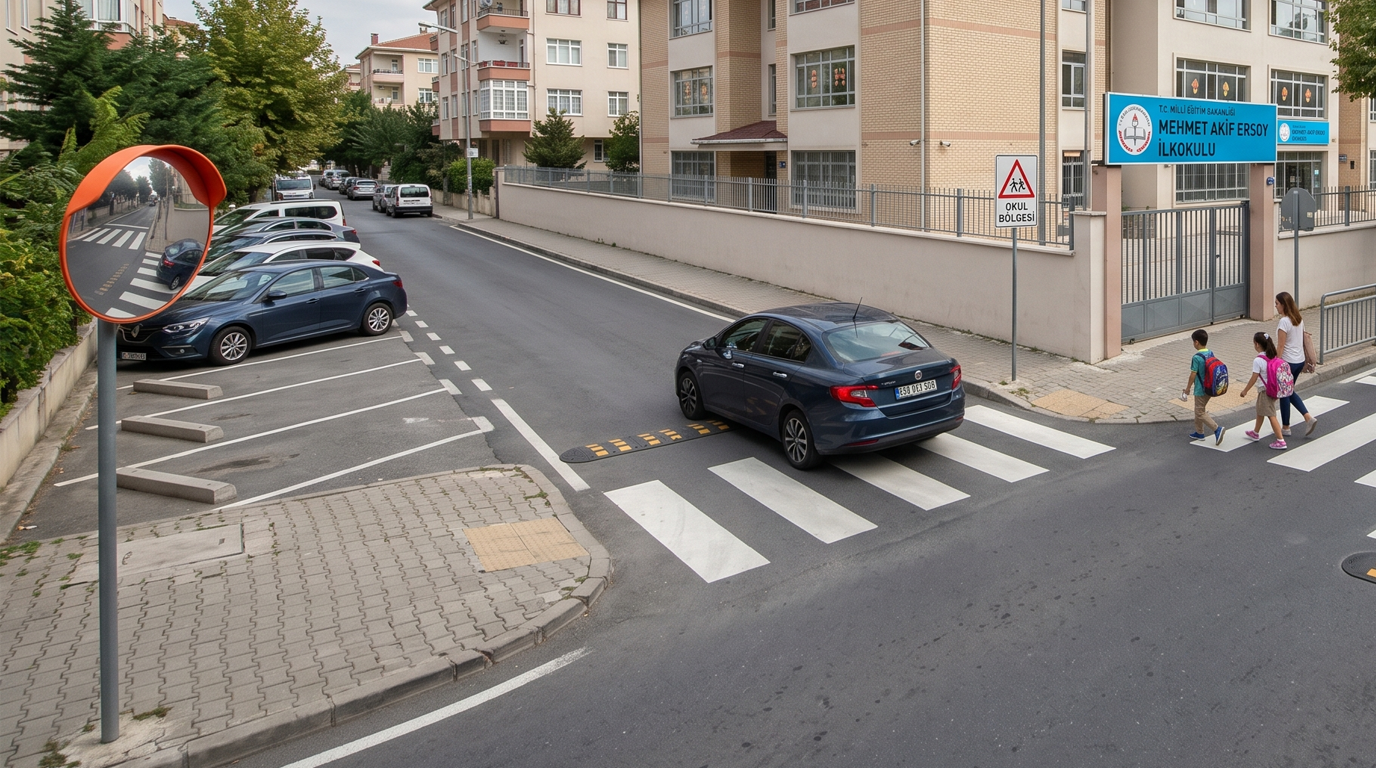 Okullar Açıldı: Kampüslerde Kör Noktaları Güvenli Hale Getirmek İçin Trafik Güvenlik Aynası Neden Önemli?