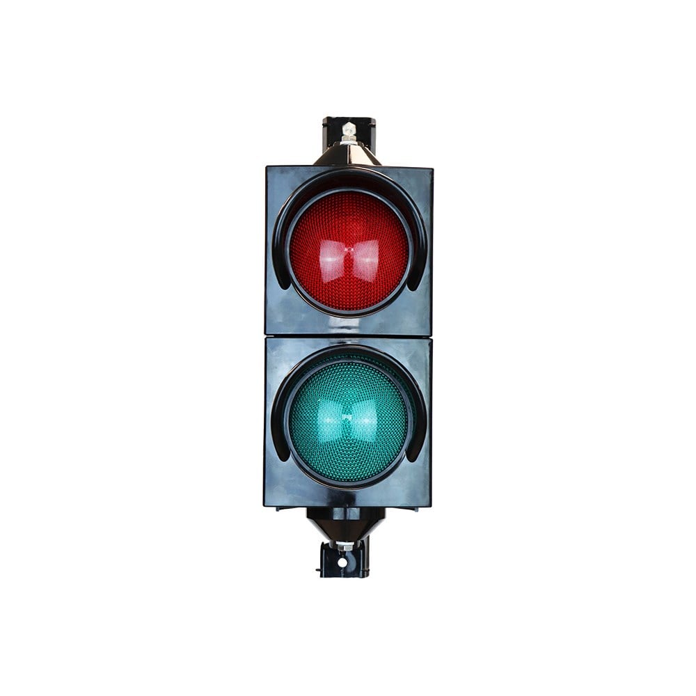 100 mm LED Traffic Light with Pedestrian Figure