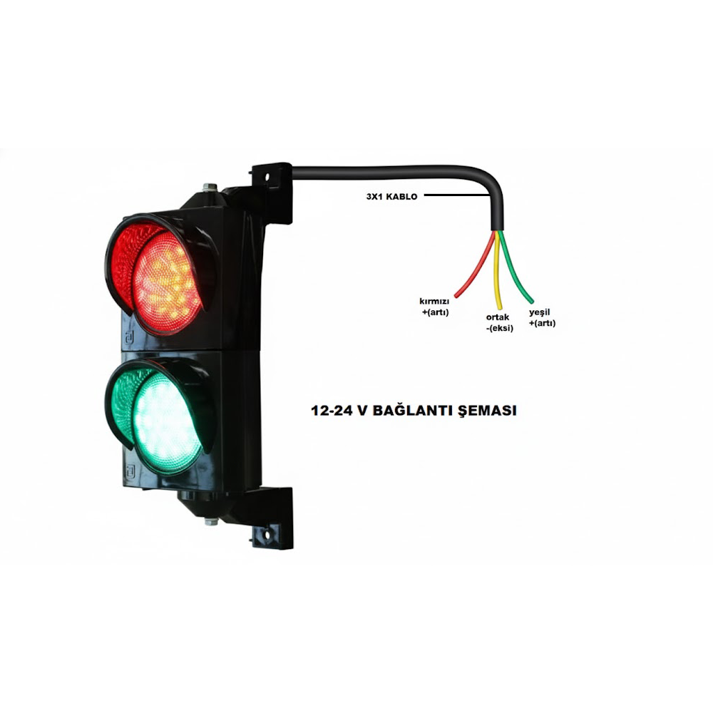 100 mm High-Power LED Stop-Go Light