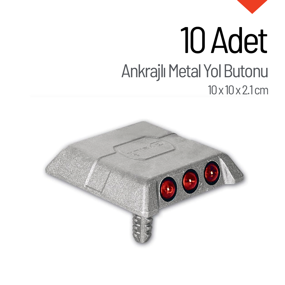 10-Pack Road Stud with Shank
