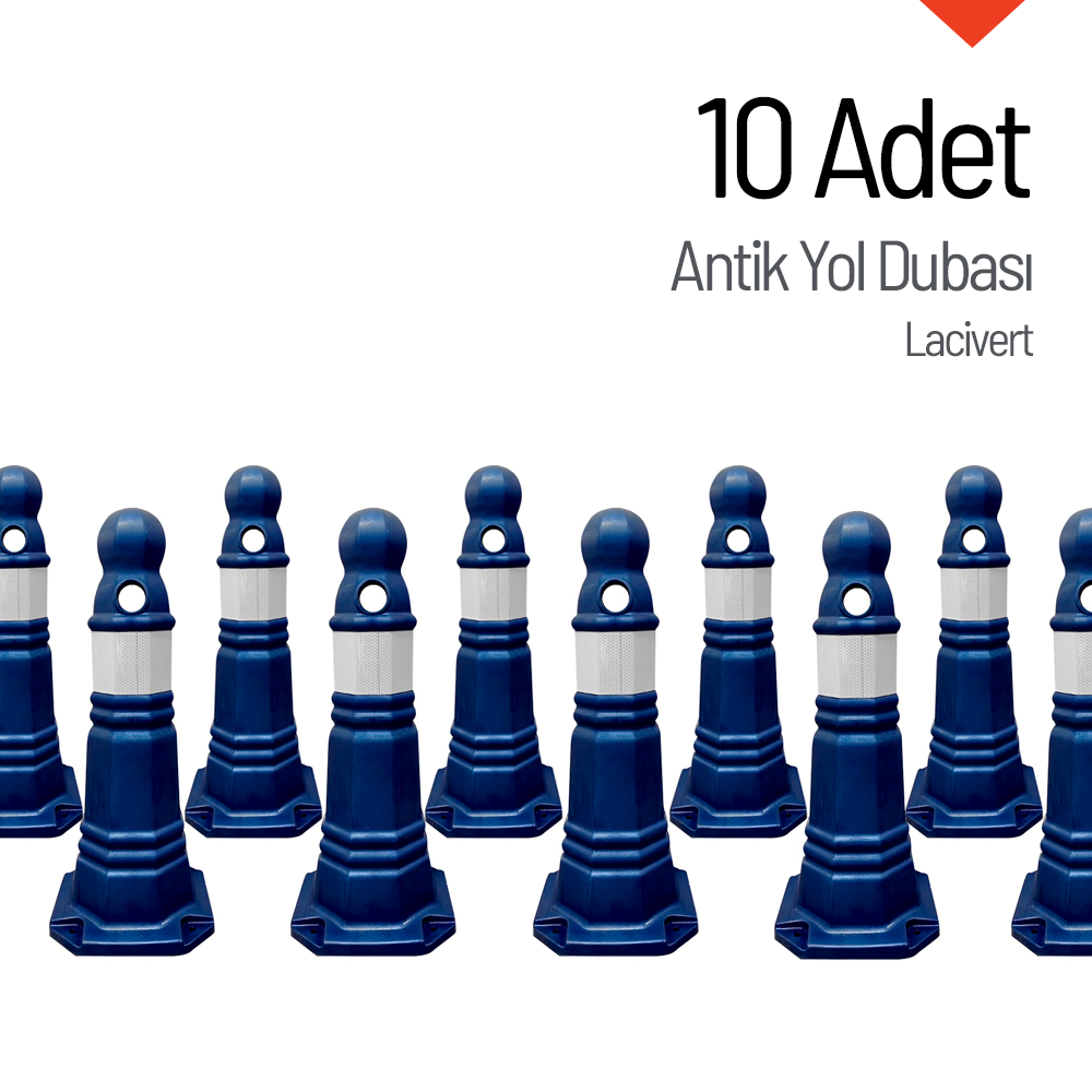 10lu Antik Yol Dubası Seti Lacivert