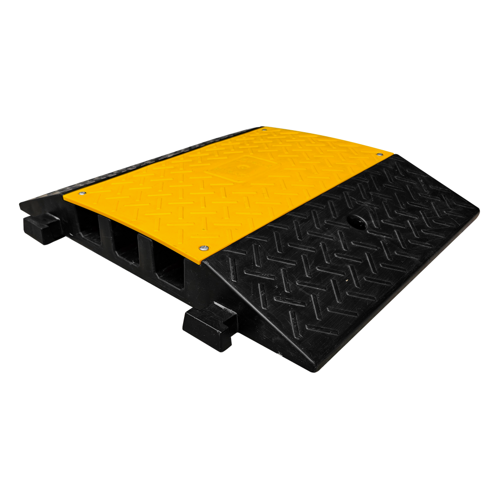 10lu Kablo Kanallı Hız Kesici 3 Kanallı, Yol Kasisi 60 x 50 x 7,5 cm