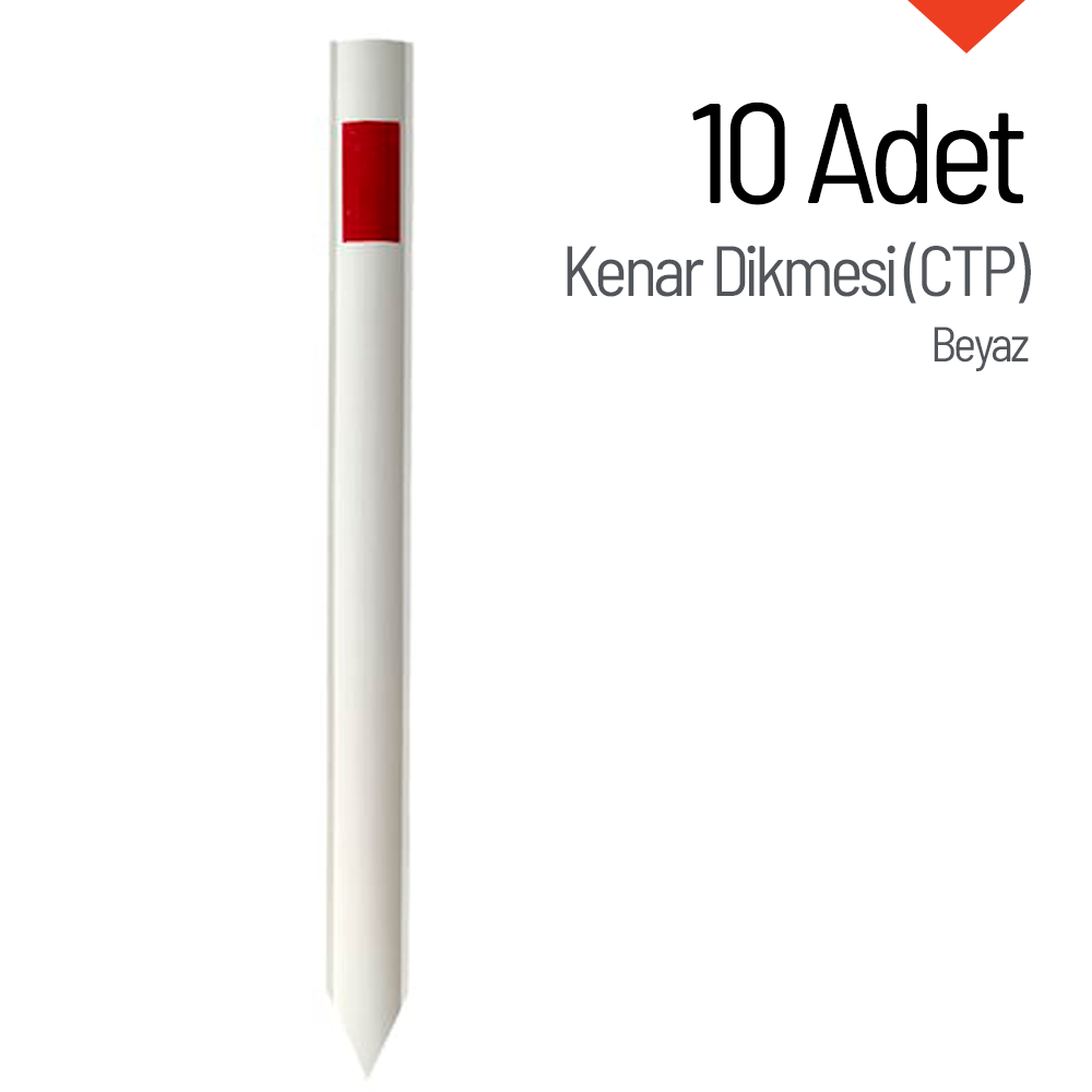 10lu Kenar Dikmesi Seti (CTP) Beyaz