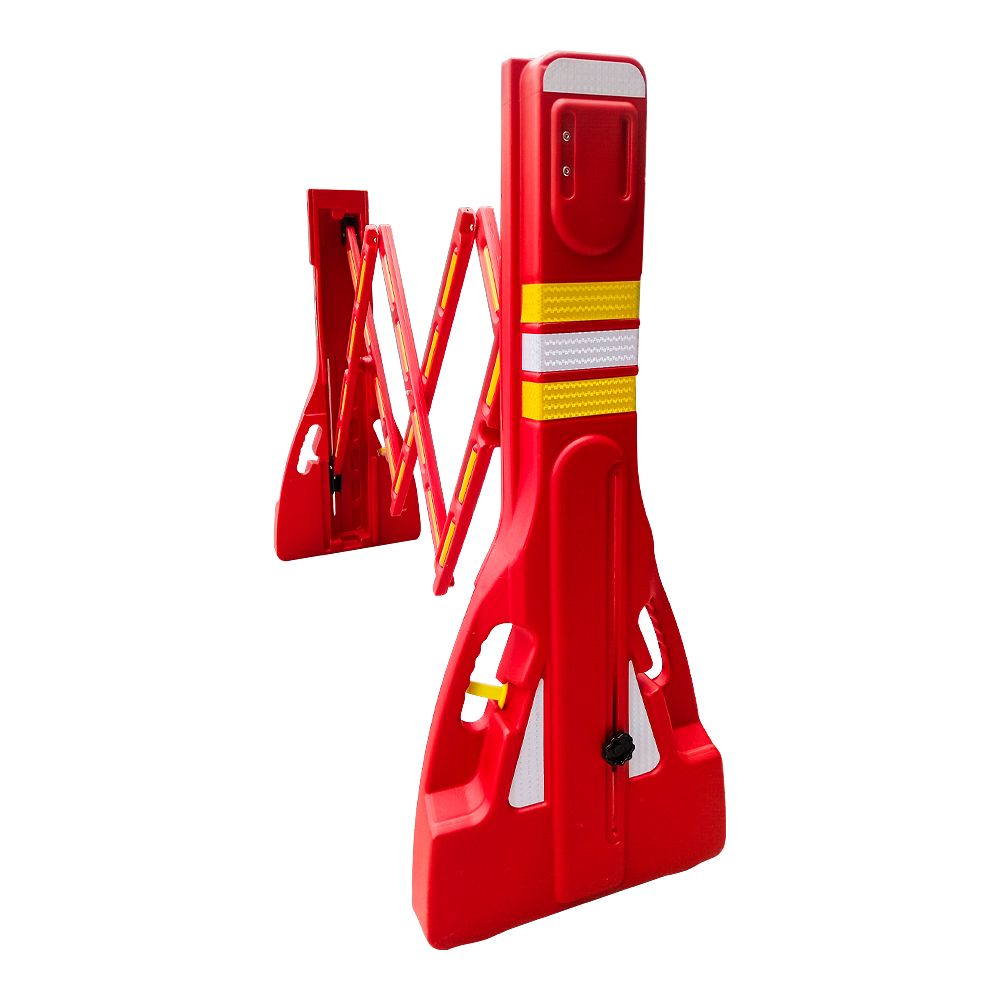 Accordion Barrier  Red 2300 x 110 mm