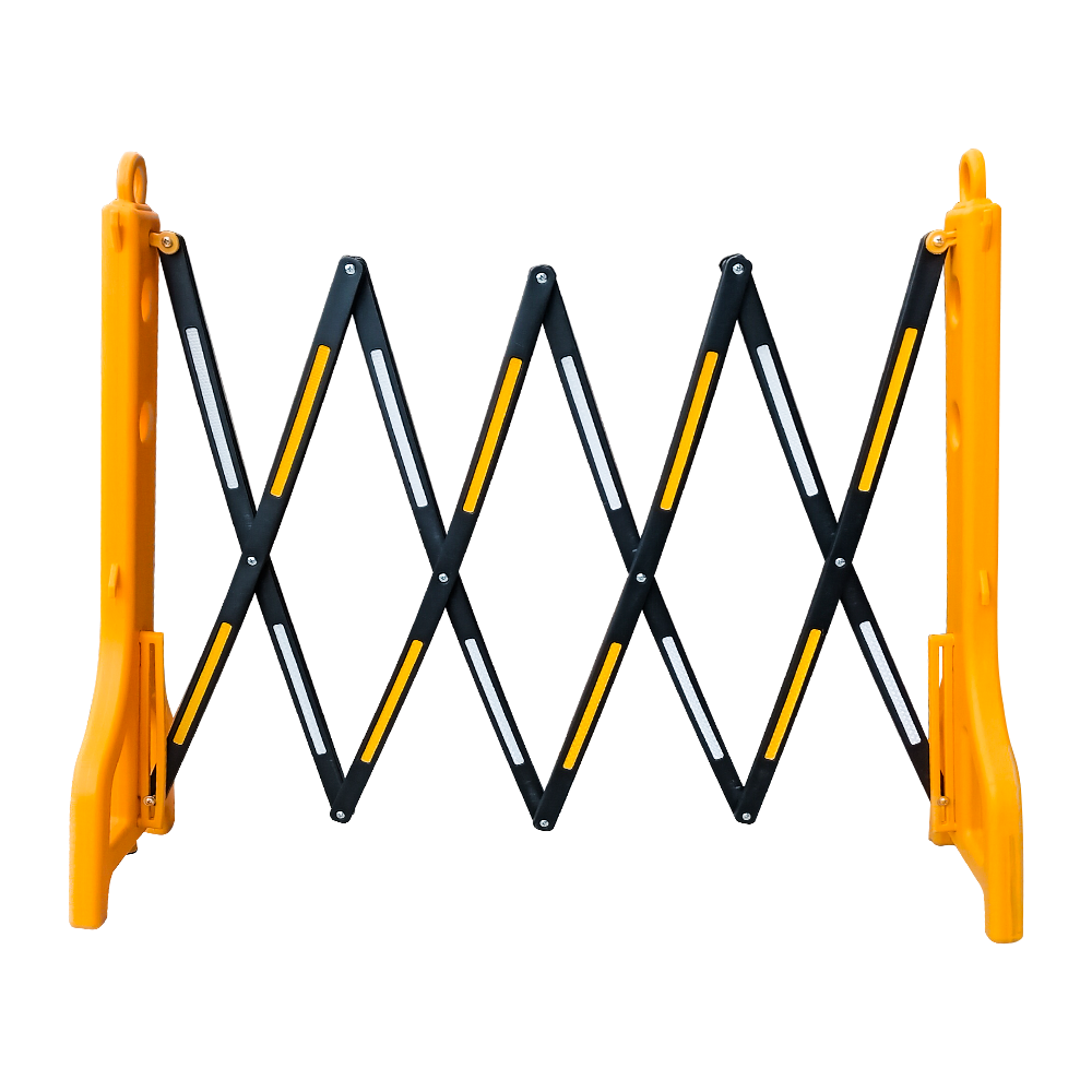 Accordion Barrier  Yellow 2550 x 970 mm