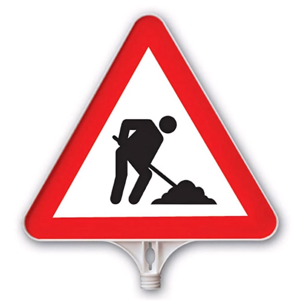 Çalışma Var Üçgen Levha Çift Taraflı Baskı